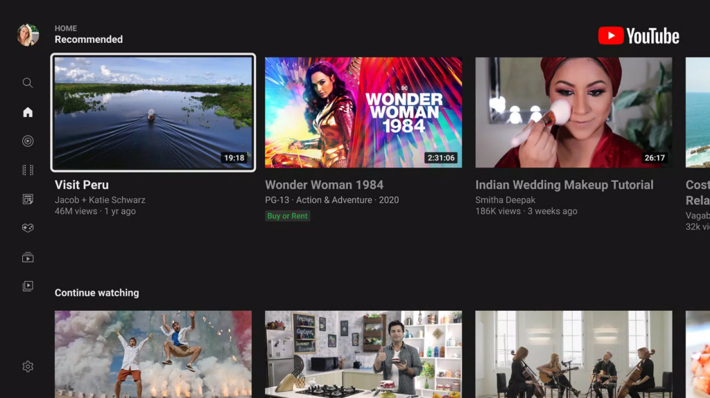 YouTube for Android TV 3.04.010